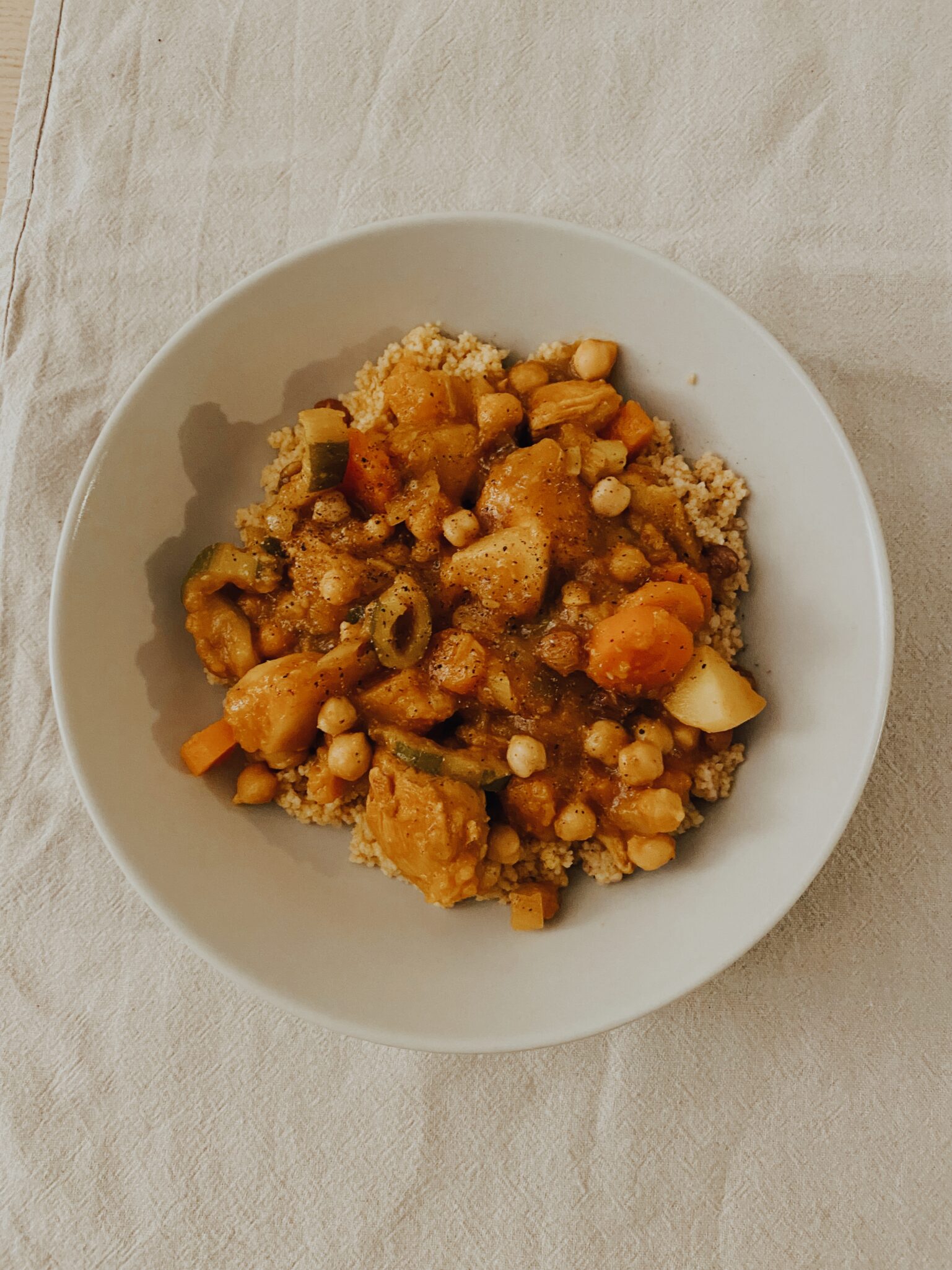 couscous légumes poulet