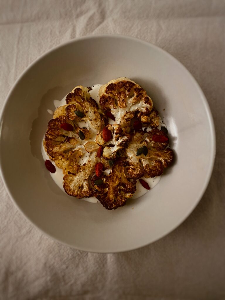 Chou fleur rôti