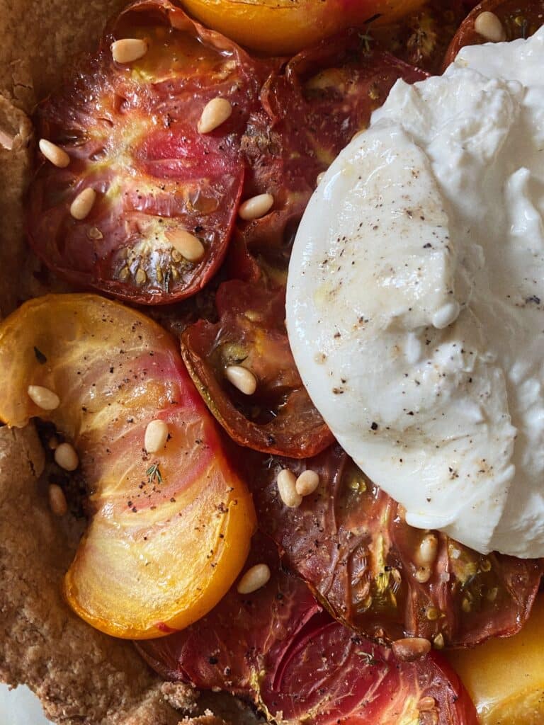 tarte tomates burrata